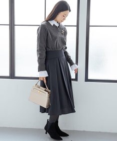 組曲 ベルトデザインスクエアショルダーバッグ