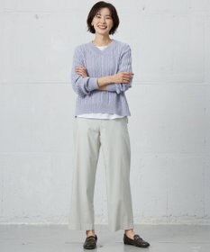J.PRESS LADIES ベーシックジャージー シャツテール カットソー