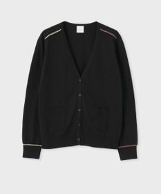Paul Smith 【洗える】Signature Stripe アイレット カーディガン