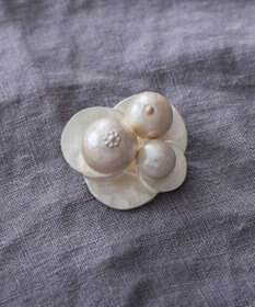Pisceans グラデコットンパールブローチ