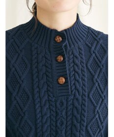 CRAFT STANDARD BOUTIQUE リサイクルポリエステルヘンリーネックプルオーバー