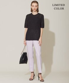 ICB 【新色追加・接触冷感・UVケア・速乾・洗える】FluidBackSatin ドロストパンツ