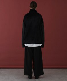 WEGO 【ユニセックス着用ITEM】マイクロシャギーワンポイントハーフZIPプルオーバー