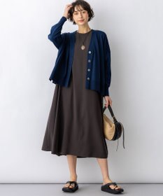 23区 【先行予約/WEB&一部店舗限定】スビンハイツイスト Vネック カーディガン