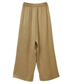 YECCA VECCA ビンテージサテンイージーワイドパンツ
