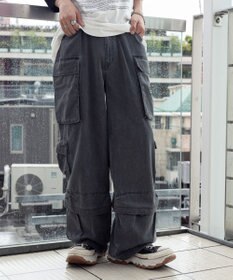 WEGO マルチポケットワイドカーゴパンツ