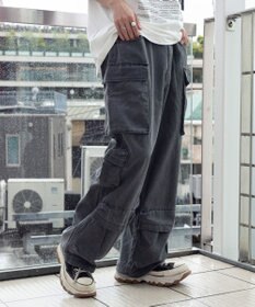 WEGO マルチポケットワイドカーゴパンツ