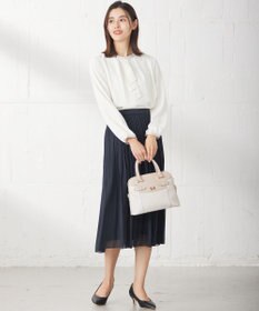 ANY SIS 【洗える】ラッフルボウ ブラウス 長袖