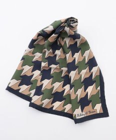 JOSEPH ABBOUD 【イタリア製・Holliday&Brown】ビッグハウンドトゥースプリント スカーフ