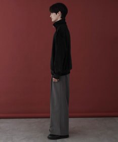 WEGO 【ユニセックス着用ITEM】マイクロシャギーワンポイントハーフZIPプルオーバー