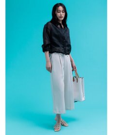 Te chichi シアーコードストライプシャツ