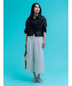 Te chichi シアーコードストライプシャツ