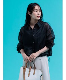 Te chichi シアーコードストライプシャツ
