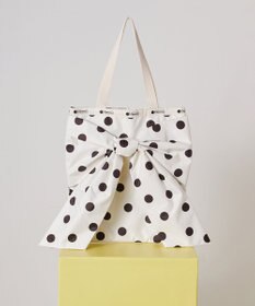 LeSportsac LG BOW EMERALD TOTE/ノワールポルカドットスナイデル