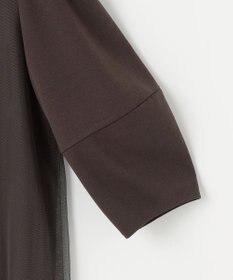 ANY SIS L 【洗える】カットジョーゼットチュール トップス