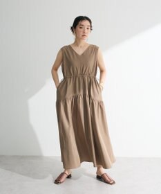 Green Parks ・ＥＬＥＮＣＡＲＥ　ＤＵＥ　ドロストティアードワンピ