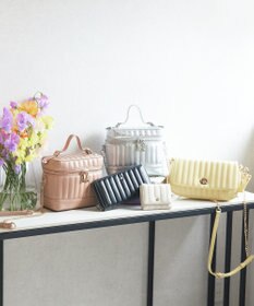 style code 【MERCURYDUO/マーキュリーデュオ】スタッズキルティング　口金ミニ財布