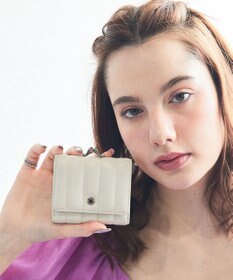 style code 【MERCURYDUO/マーキュリーデュオ】スタッズキルティング　口金ミニ財布