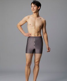 WACOAL MEN トランクス しめつけすぎずダブつかない ストレッチ素材 前開き 下着 メンズ GT4111 /ブロス バイ ワコールメン