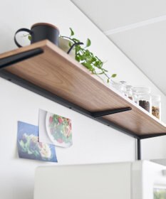 tower キッチンカウンター上棚 タワー ブラック