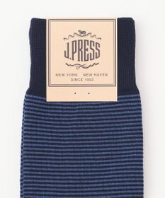 J.PRESS MEN 【J.PRESS BASIC】ハイゲージ天竺 ボーダーソックス