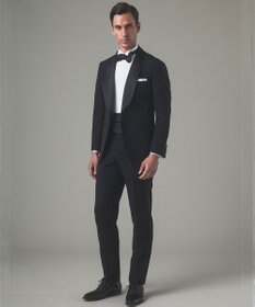 GOTAIRIKU 【WEAR BLACK】フォーマル用 ボウタイ&カマーバンドセット