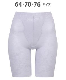 WACOAL ガードル ロング丈 【EverChic】 綿混メッシュ生地(本体) 通気性(本体) ほどよくおなか押さえ フリーカッティング仕様(裾) レディース GRC430 /ワコール