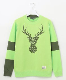 PW CIRCULUS 【イージーケア/軽量】【MEN】 DEER モチーフニット
