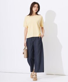 J.PRESS LADIES L 【洗える】レーヨンエリートストレッチ ドルマン ニット