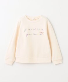 ANY KIDS 【春まで主役】レインボー刺繍トレーナー