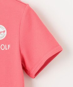 23区GOLF 【WOMEN】【吸水速乾/UVケア】ハニカムカノコ半袖ポロシャツ シンプルながらも機能的
