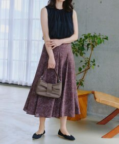 Tiaclasse 【安田美沙子さん着用・2way】リボンギャザーミニバッグ