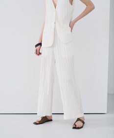 uncrave マシーンプリーツ ギャザーパンツ