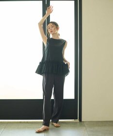 #Newans タックフリルヘムシャツ