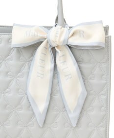 Maison de FLEUR EC限定スカーフ付リボンキルティングトート