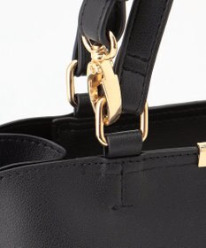 ANY 【2WAY】スクエアメタルハンドバッグ