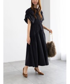 Te chichi スリーブリボンロングワンピース