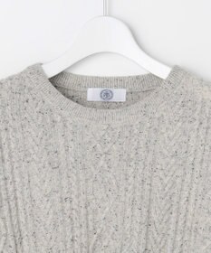 J.PRESS LADIES NEP クルーネック ケーブルニット