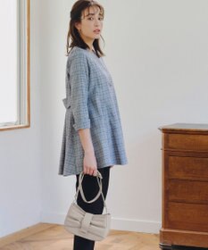 Tiaclasse 【安田美沙子さん着用・2way】リボンギャザーミニバッグ