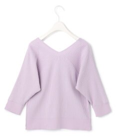 ICB 【洗える】コットンポリエステルリブ プルオーバー