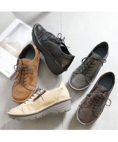 Pointer 本革超軽量レースアップスニーカー