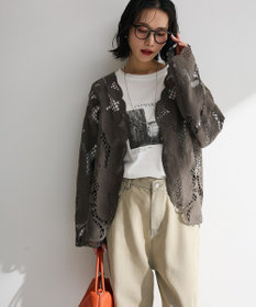 Green Parks レースカーディガン