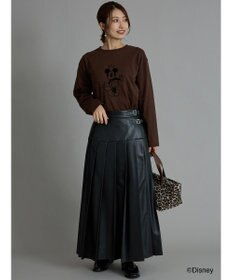 Te chichi 【Disney】ミッキー/フロッキープリントロンT