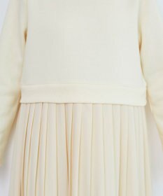 Tiaclasse L 【洗える】裏起毛ドッキングワンピース