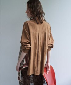 YECCA VECCA スカーフデザインアシメシャツ