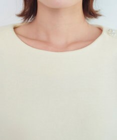 Tiaclasse L 【洗える】裏起毛ドッキングワンピース