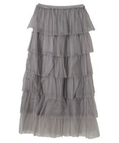 Green Parks ・ＥＬＥＮＣＡＲＥ　ＤＵＥ　ティアードラメチュールスカート