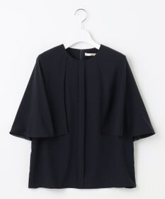 自由区 【洗える】バックサテンジョーゼット  ブラウス