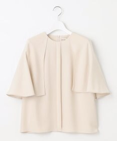 自由区 【洗える】バックサテンジョーゼット  ブラウス