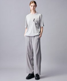 JOSEPH ABBOUD MOUNTAIN 【ストレッチ/5ポケット/ECO撥水/ソフト】ハイパワーシャンブレーピケストレッチ パンツ